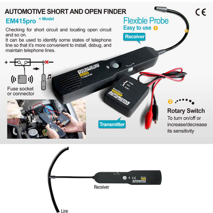 WireTrace EM415PRO – Automotive Short Circuit & Open Finder Diagnostic Tool